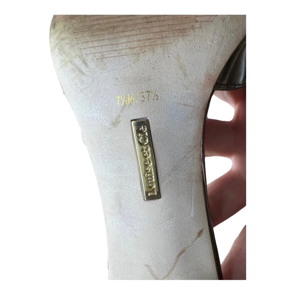Louise et Cie KARINA sandals size 7.5 metallic gold/bronze - Picture 9 of 9